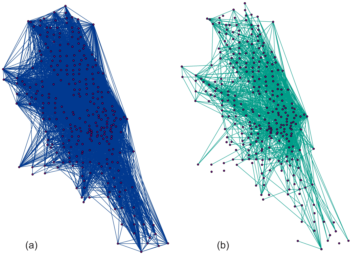 Figure 1: A cluttered map of bike trips in Chicago, showing the challenge of visualizing massive data.