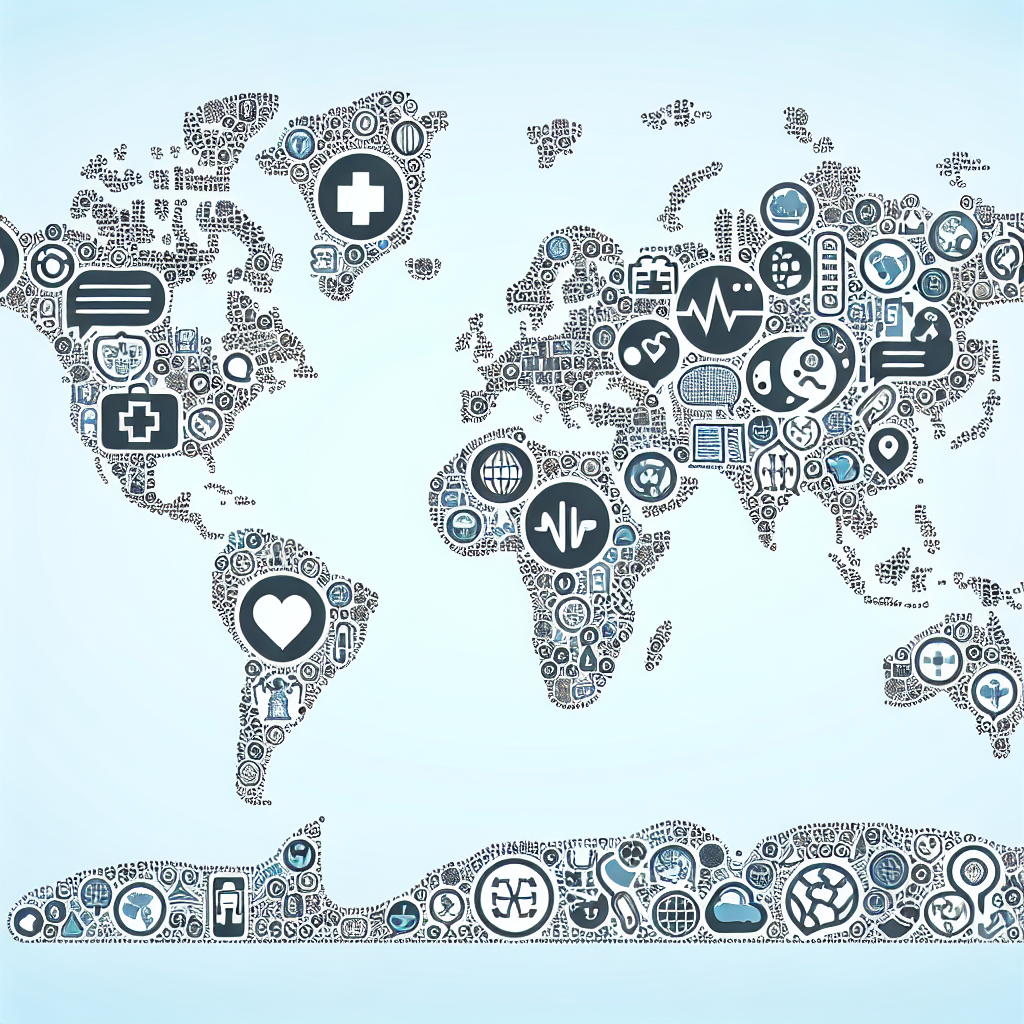 Georeferenced Word-Clouds for Health Research